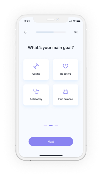 medical ui kit user onboard