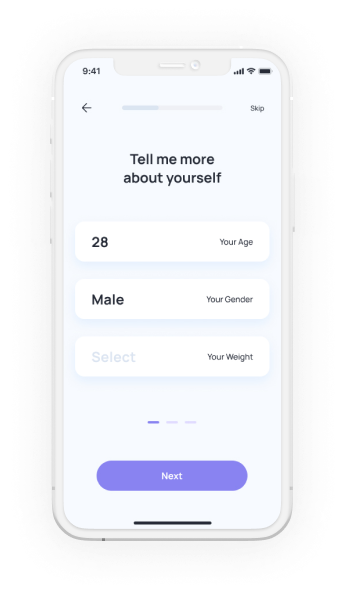health ui kit user template